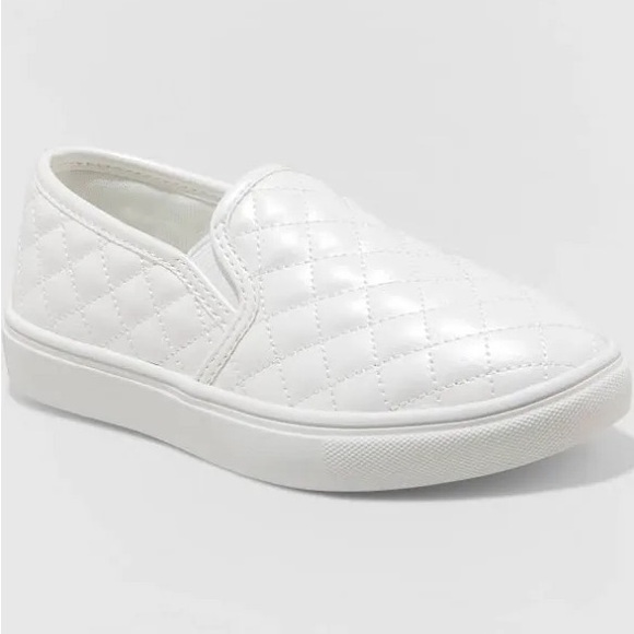 Cat & Jack Other - Cat & Jack Kids' White Slip-On Sneakers